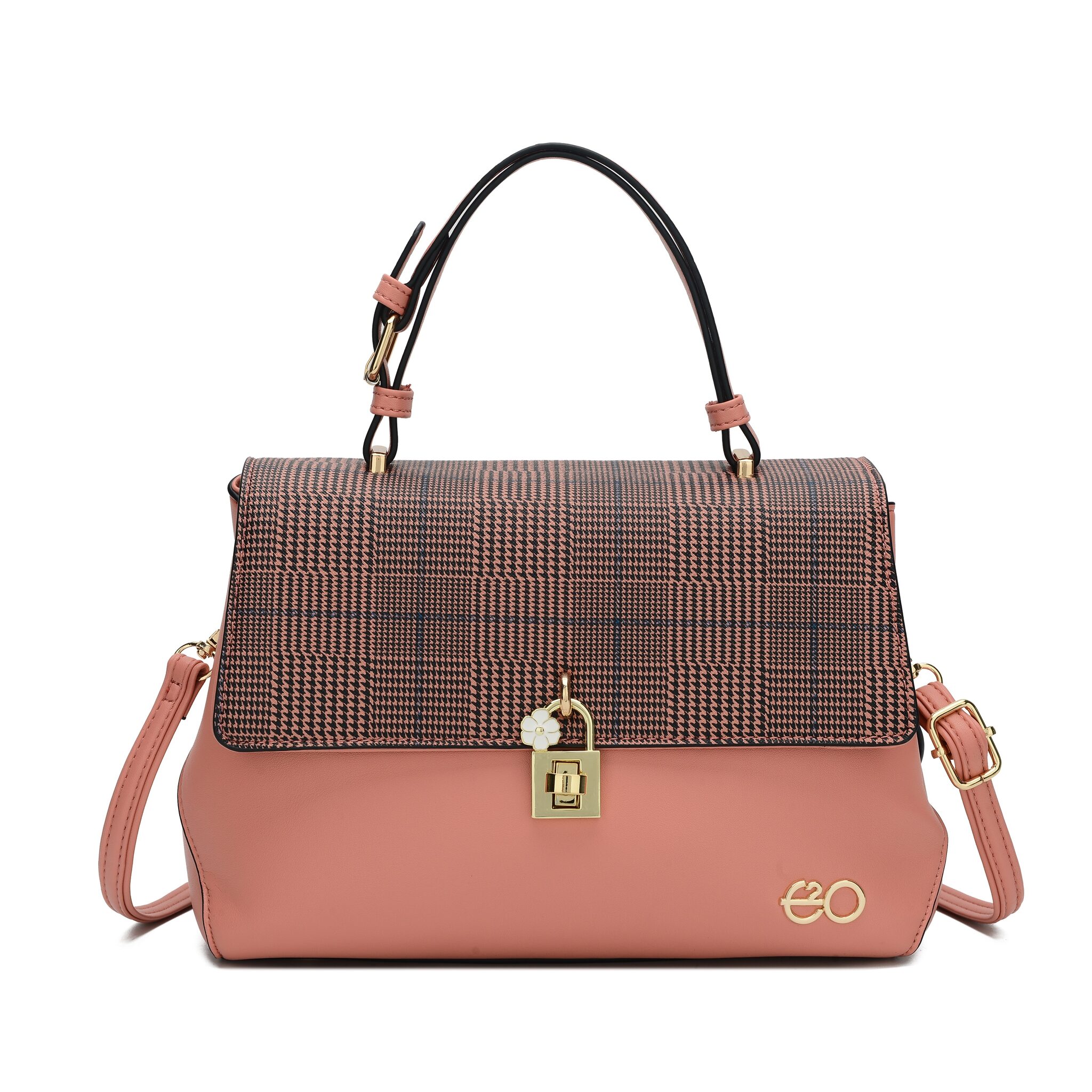 

E2O Pink PU Satchel