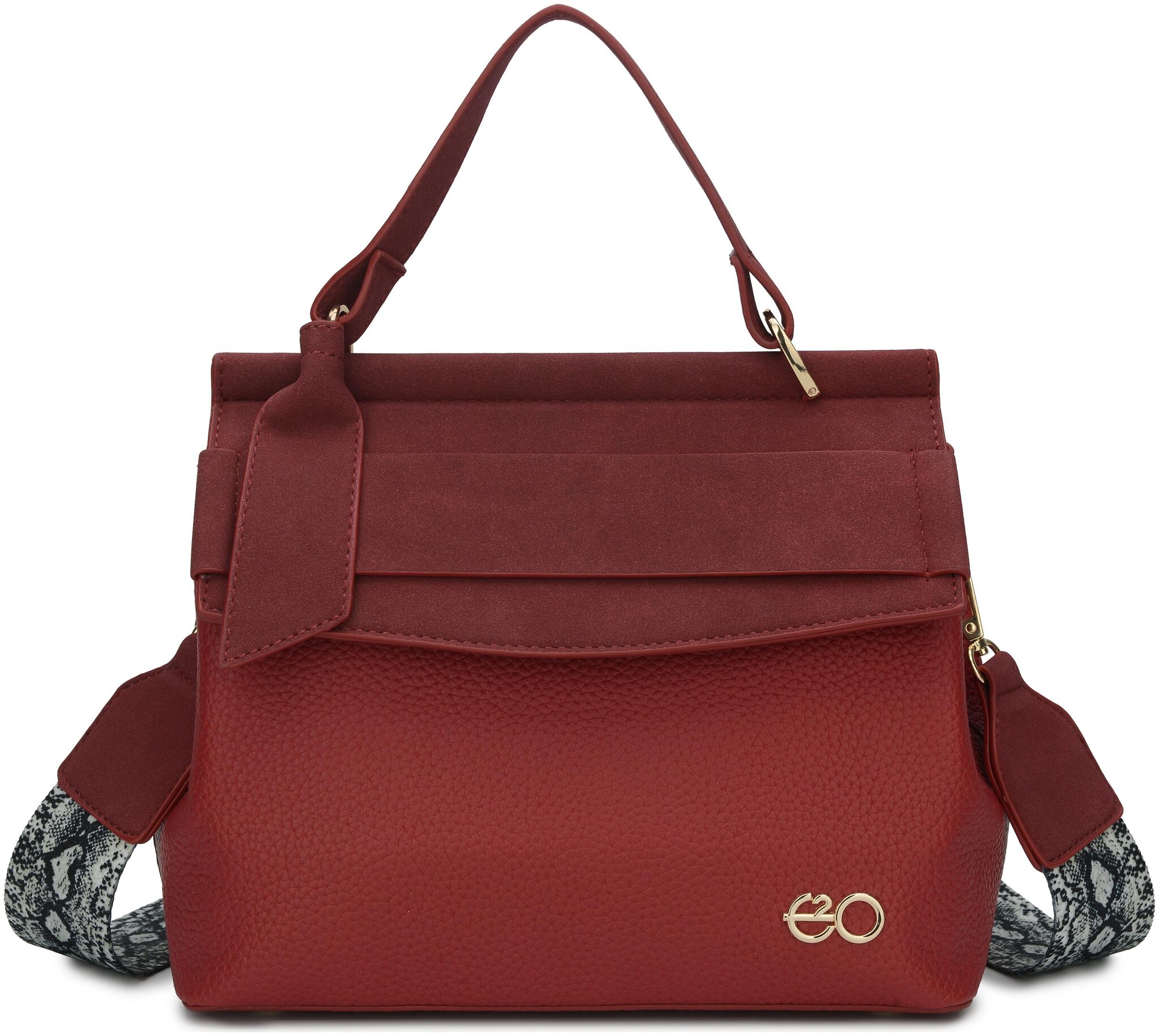 

E2O Red PU Satchel