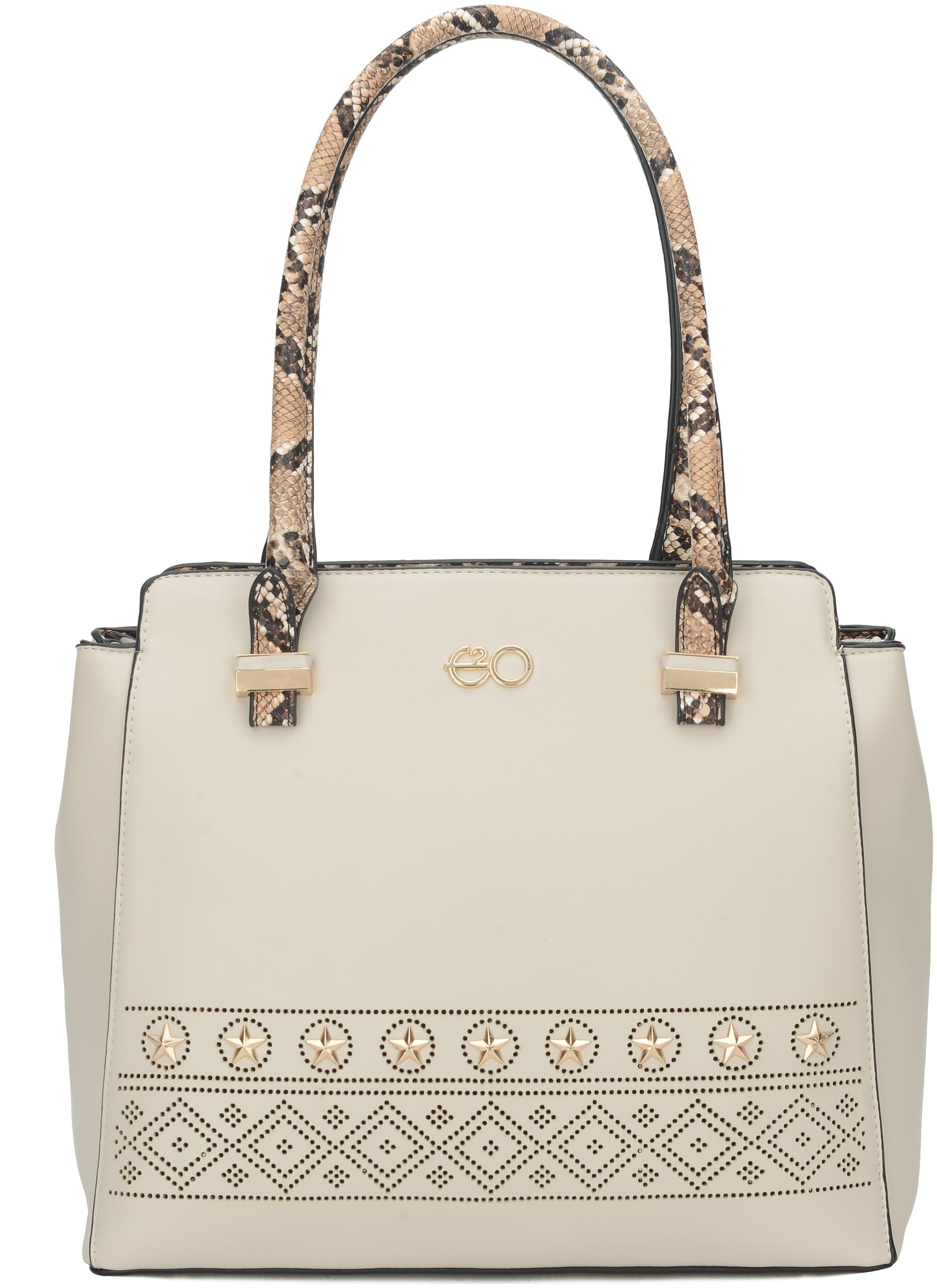 

E2O Beige PU Satchel