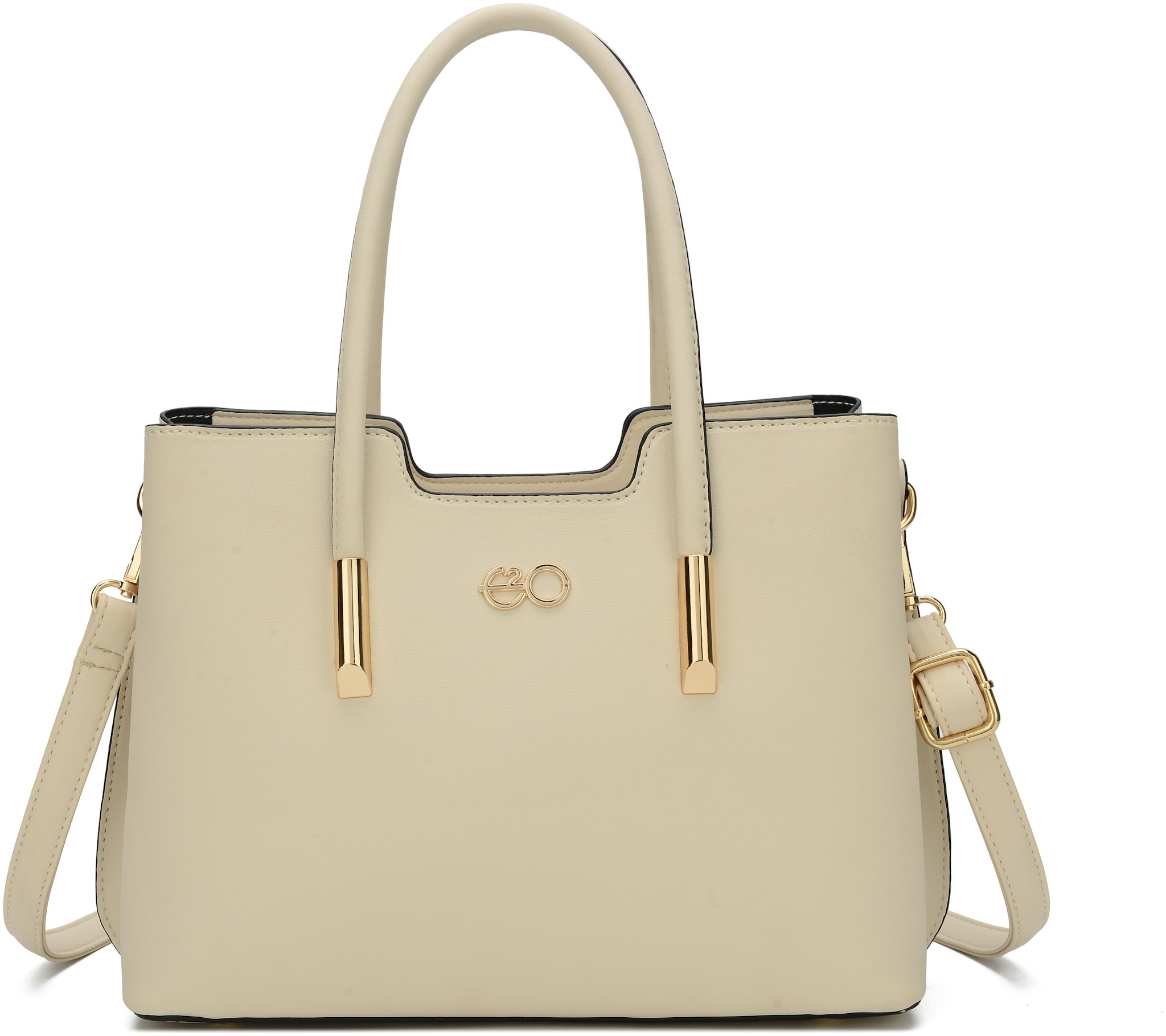 

E2O Beige PU Satchel
