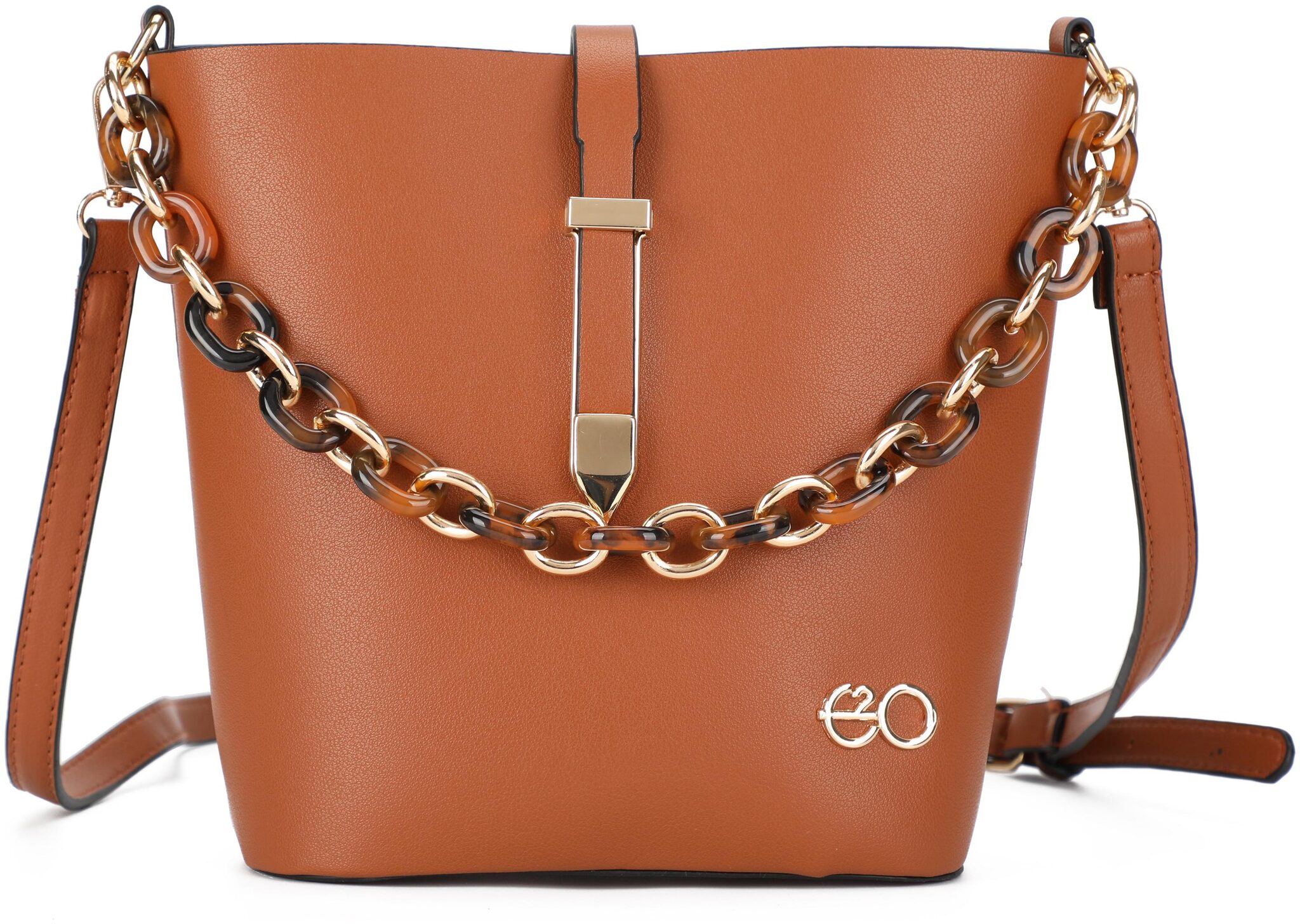 

E2O Brown PU Satchel