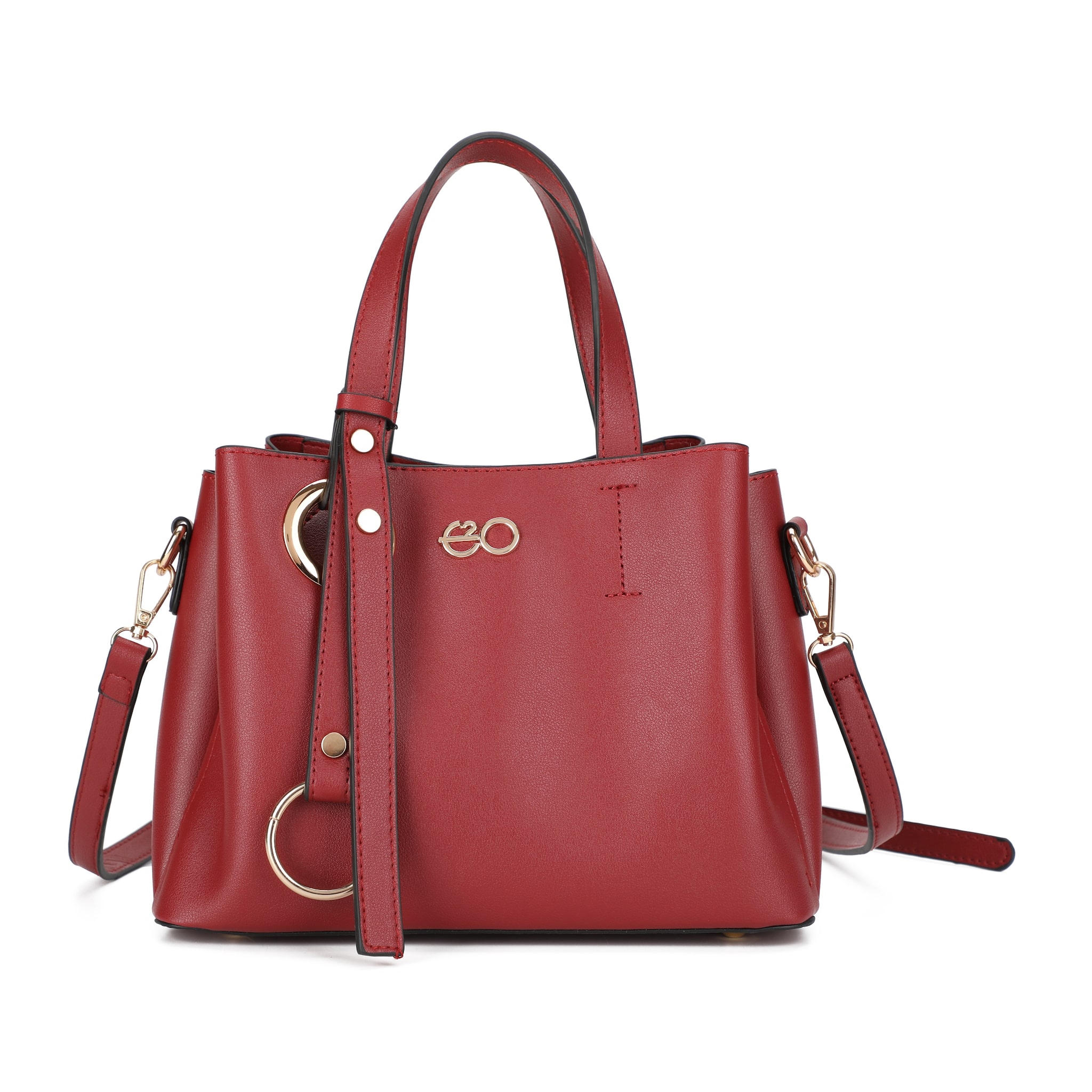 

E2O Red PU Satchel