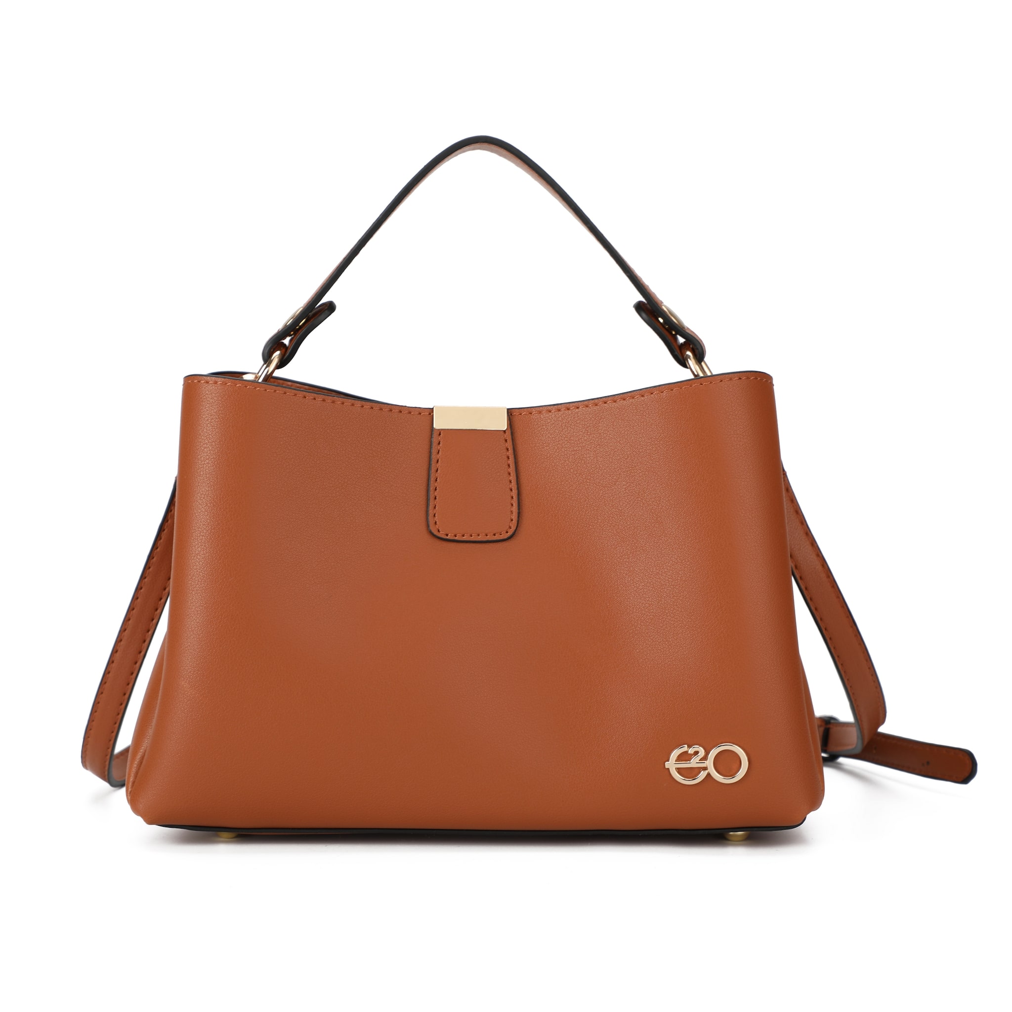 

E2O Brown PU Satchel