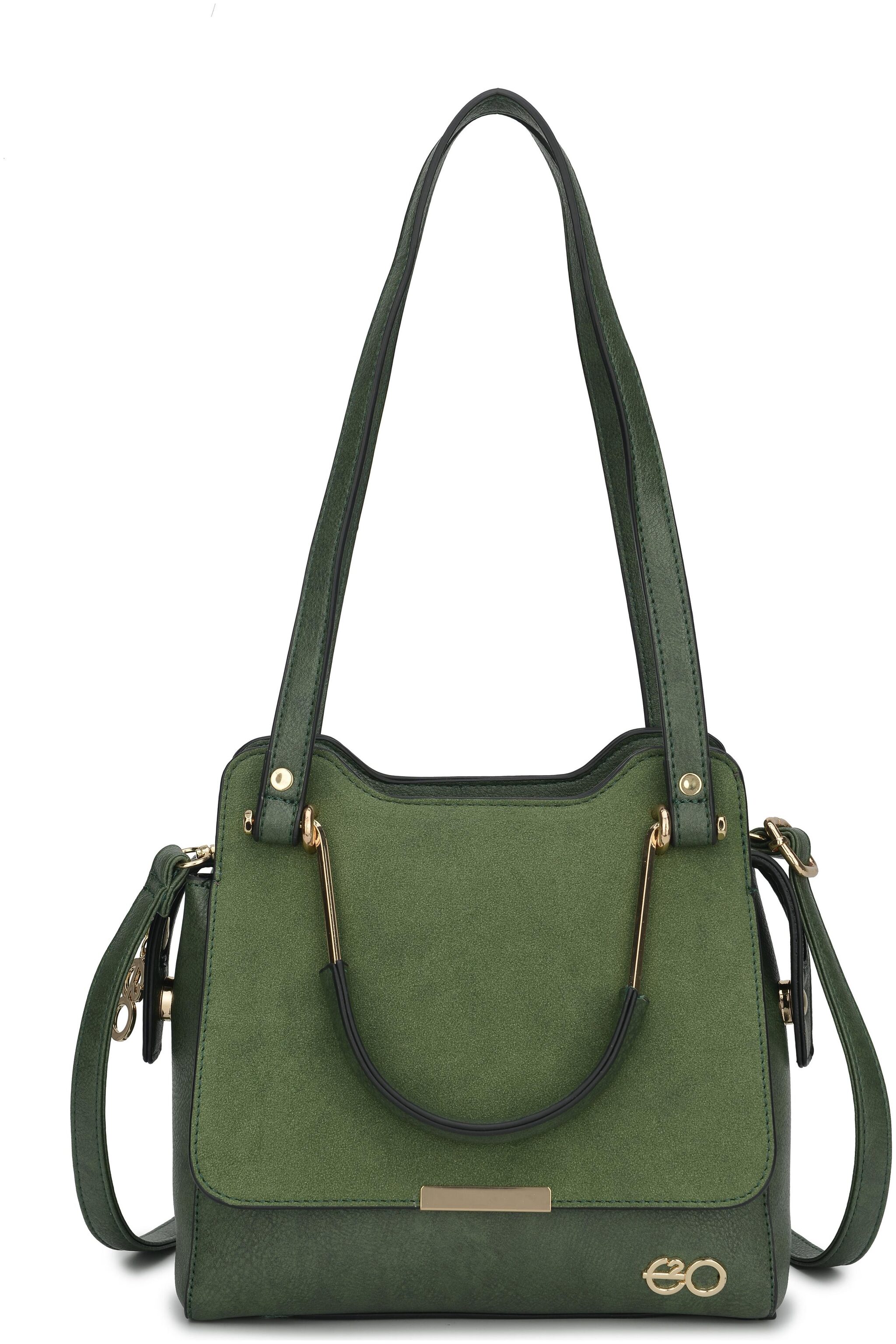 

E2O Green PU Satchel