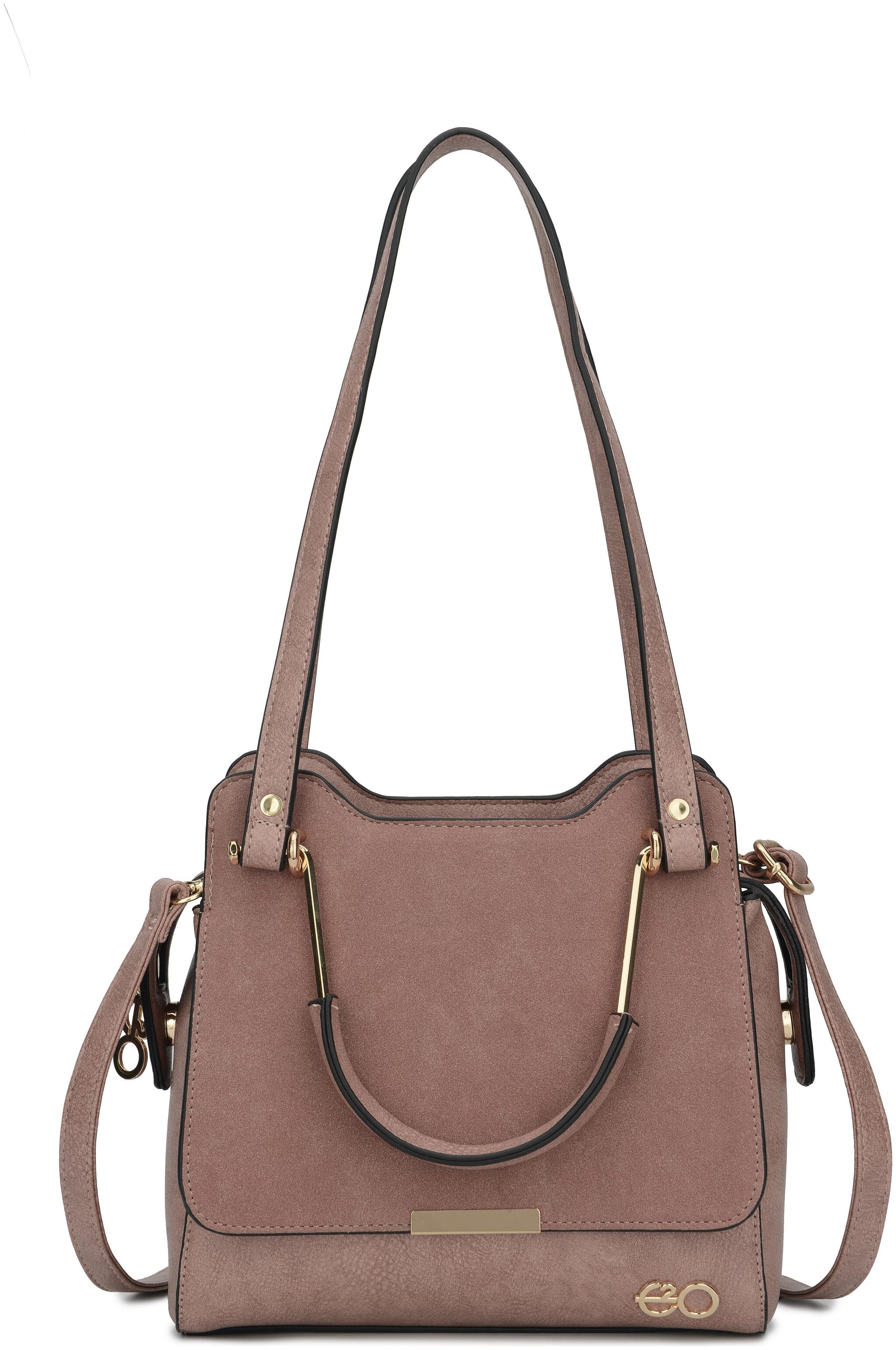 

E2O Pink PU Satchel
