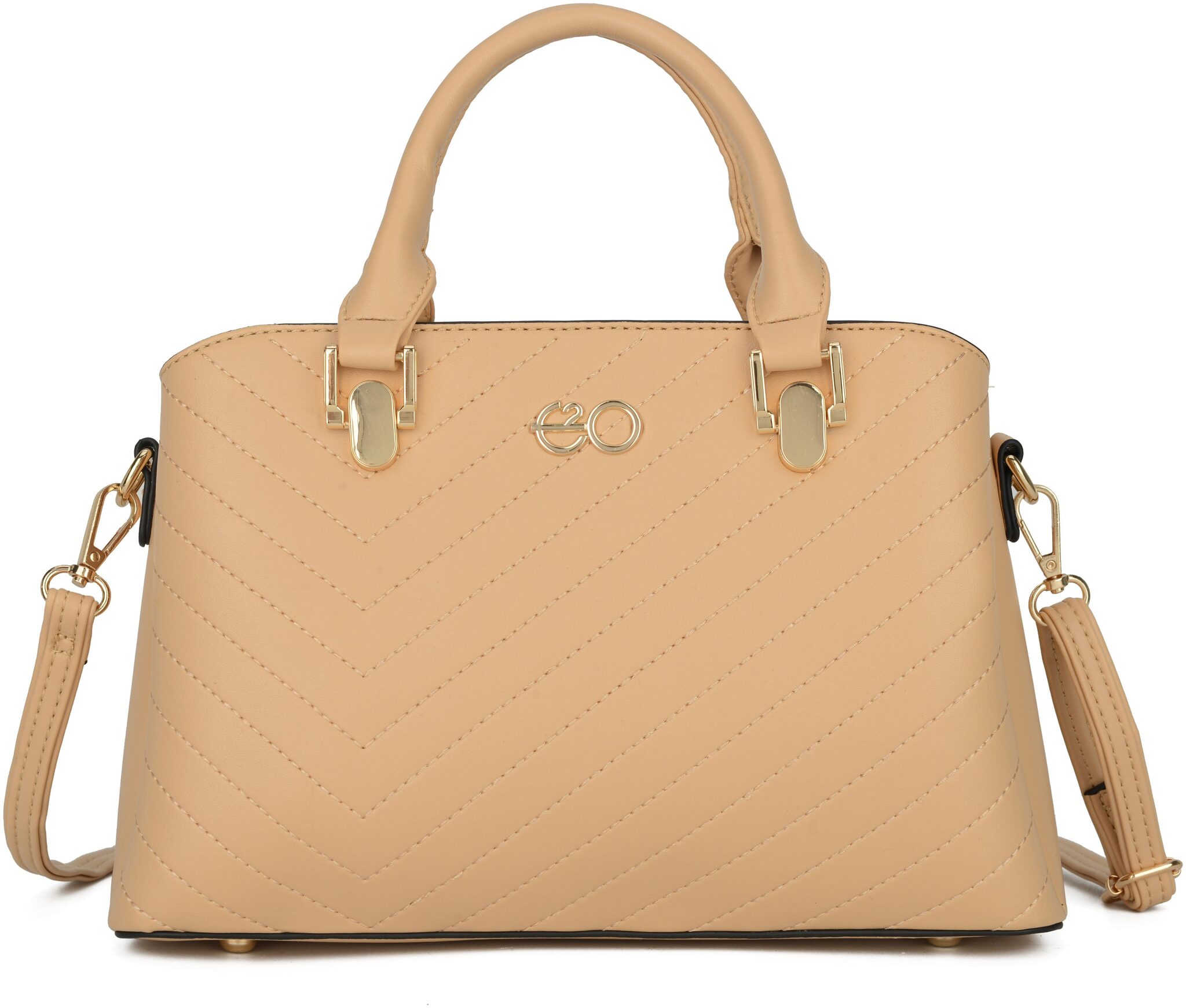 

E2O Beige PU Satchel