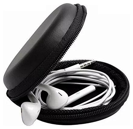 

Earphone Pouch - Hard Case Multi Purpose Pocket Storage Case for Pen Drives Memory Card Data Cable Coins etc