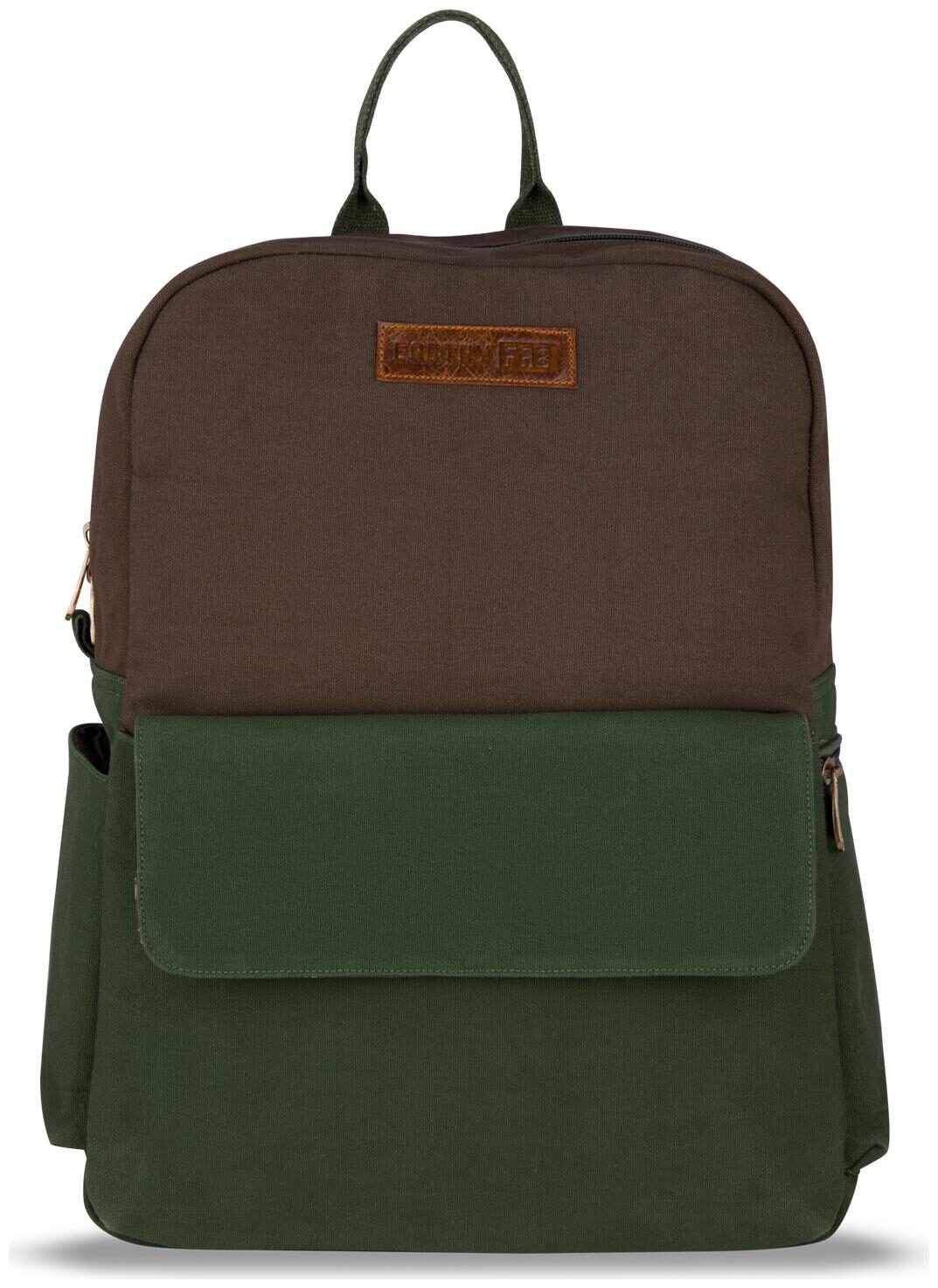

EARTHY FAB EFMODEL04 CNVS BURBON OLIVE Laptop Backpack