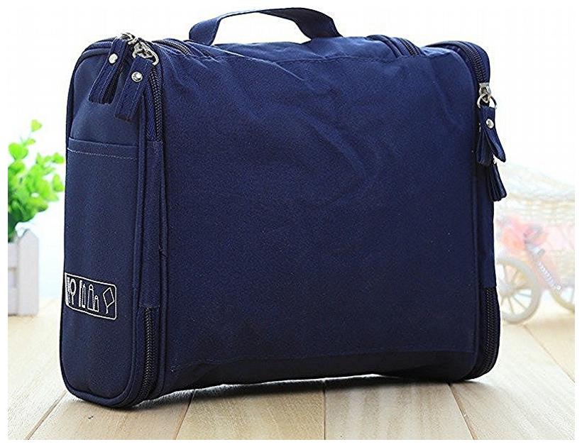 

Elegant Waterproof Travel Bag Beauty Make Up Toiletry Wash Bag Organizer- NAVY BLUE