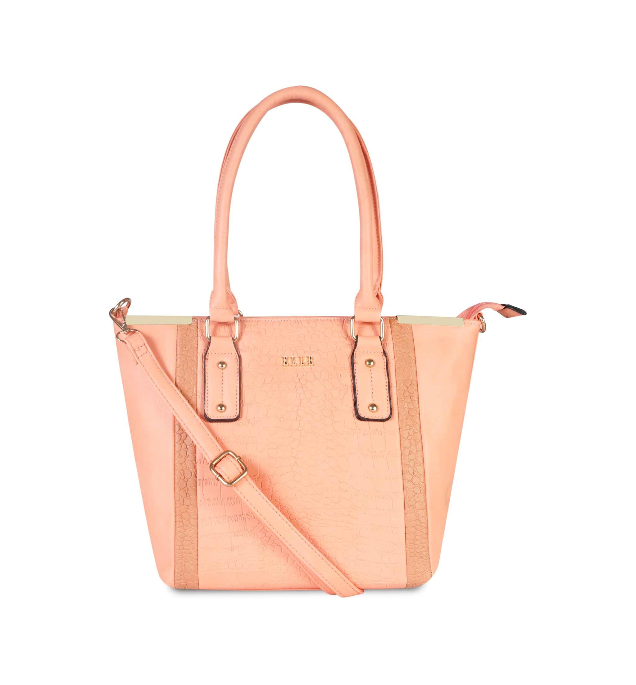 

ELLE Pink PU Satchel
