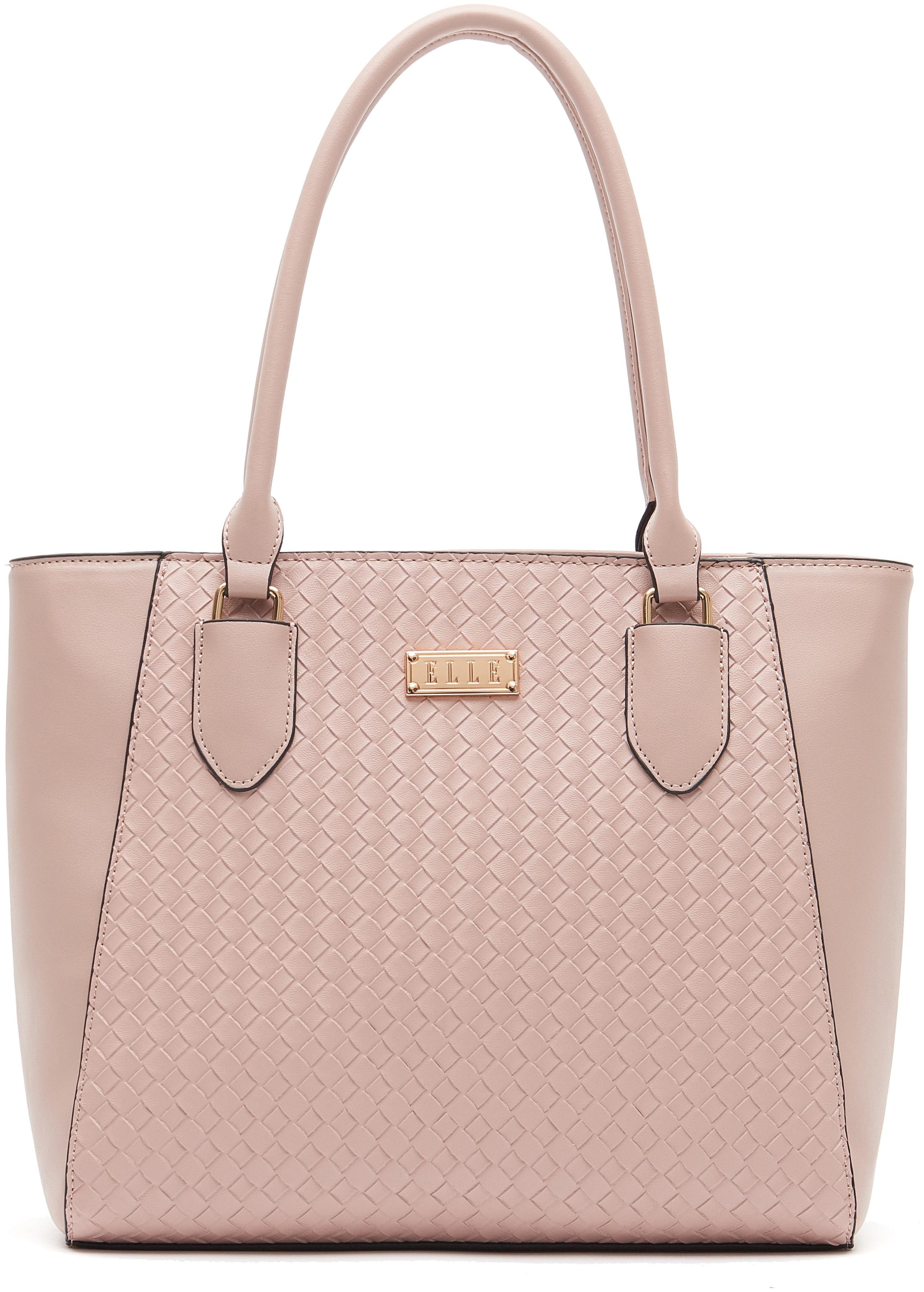 

ELLE Women Solid PU - Tote Bag Pink