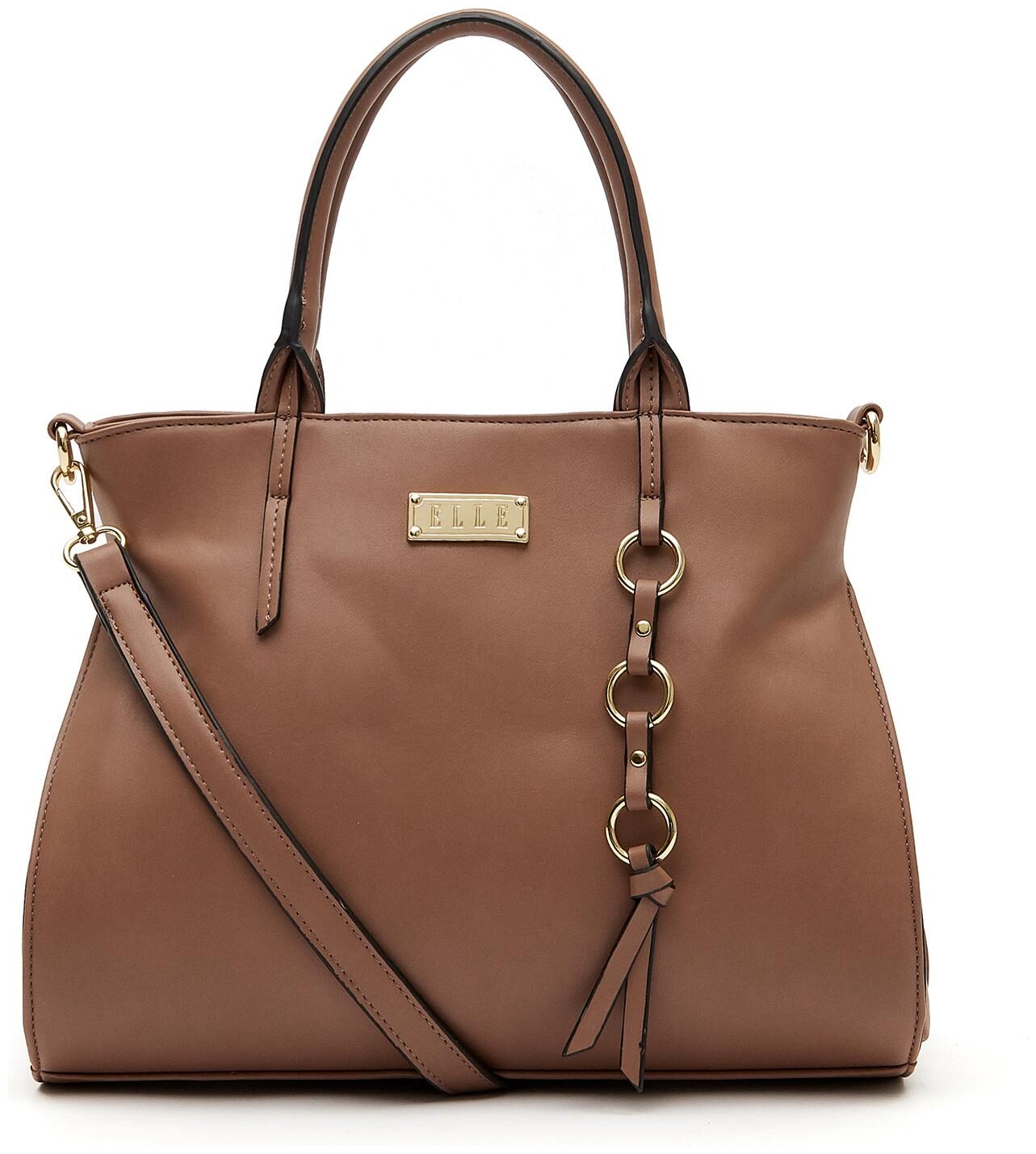 

ELLE Brown PU Satchel