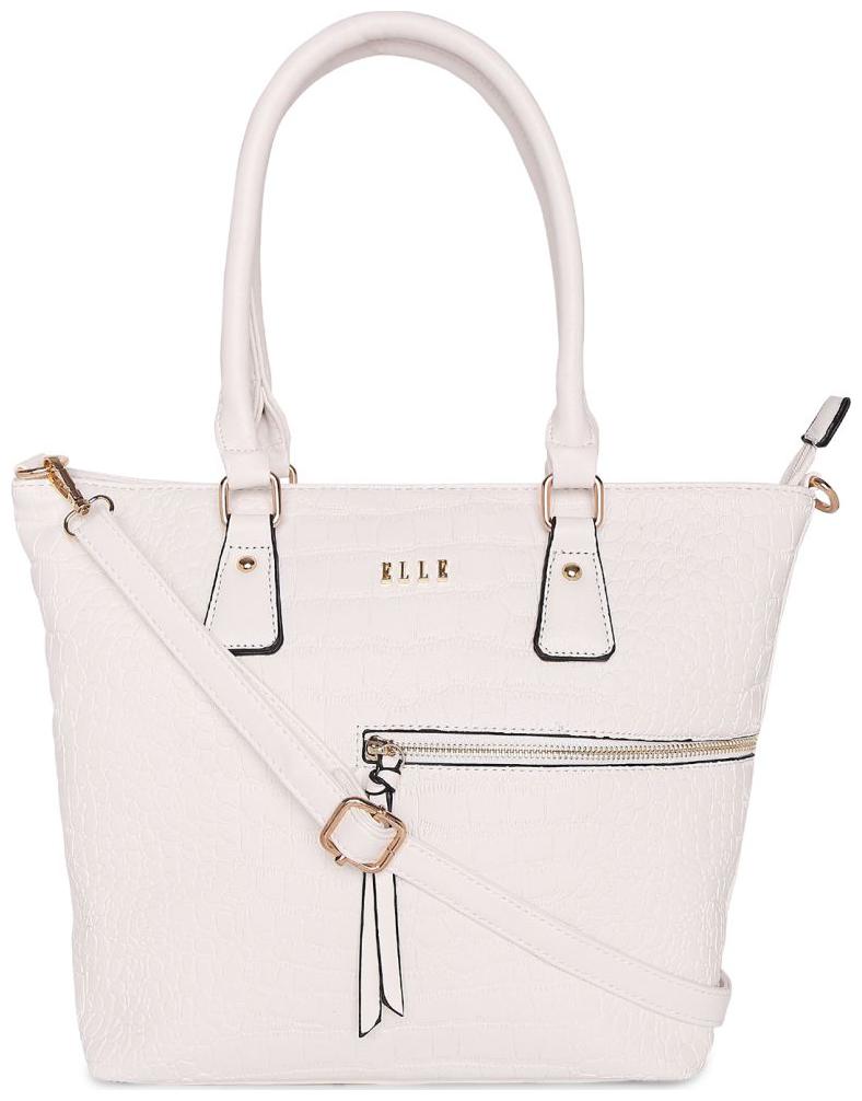 

ELLE White PU Satchel