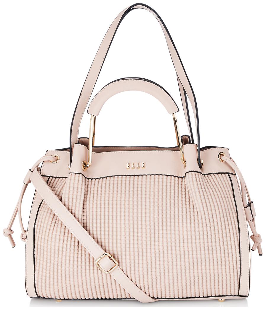

ELLE Pink PU Satchel