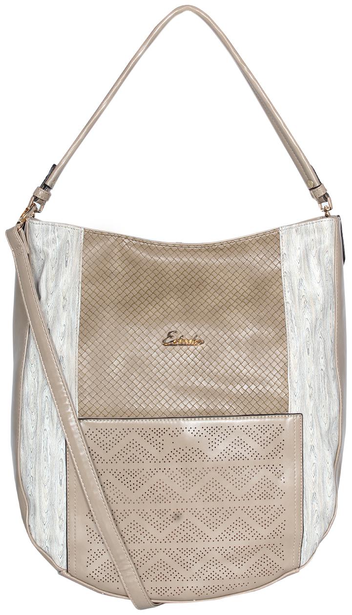 

Esbeda Beige PU Handheld Bag