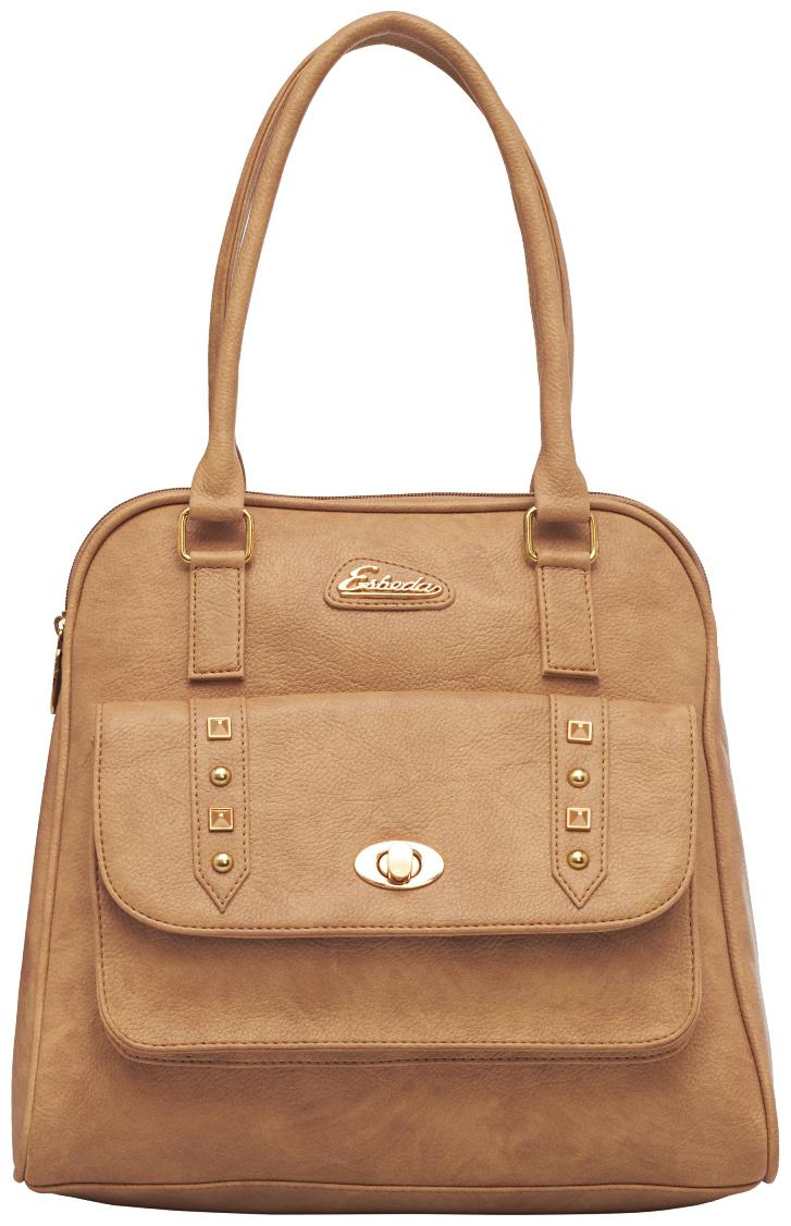 

Esbeda Beige PU Handheld Bag