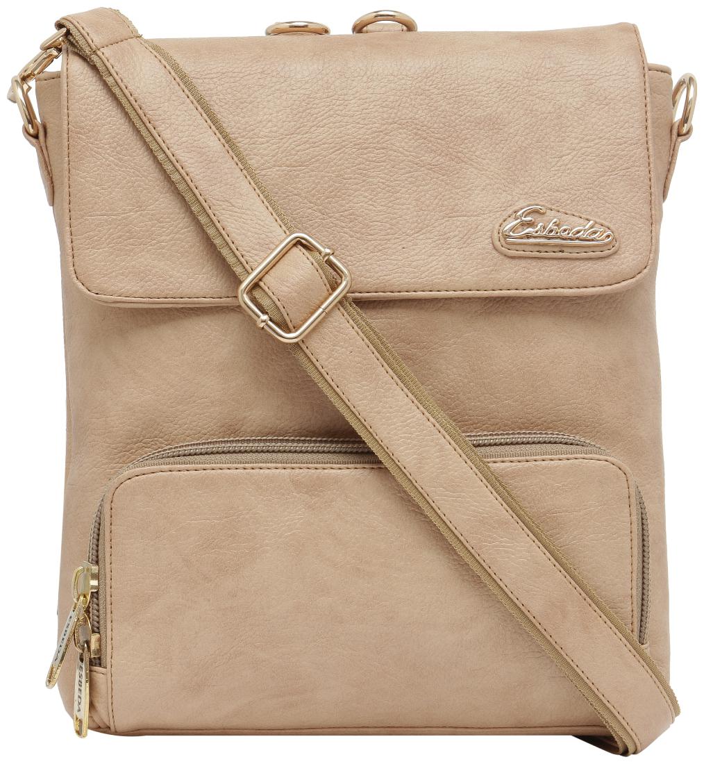 

Esbeda Beige PU Backpack