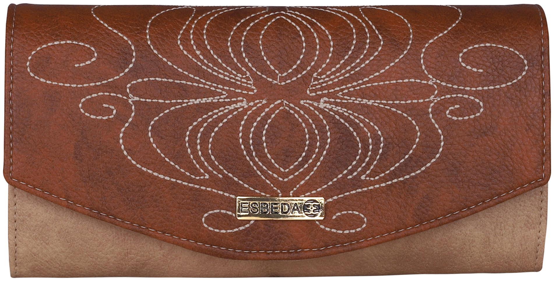 

Esbeda Women Beige PU Wallet