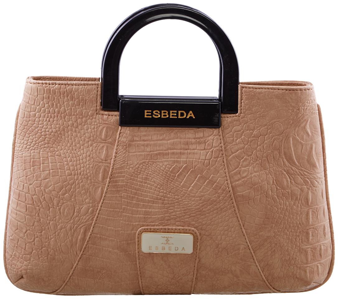 

Esbeda Beige PU Handheld Bag