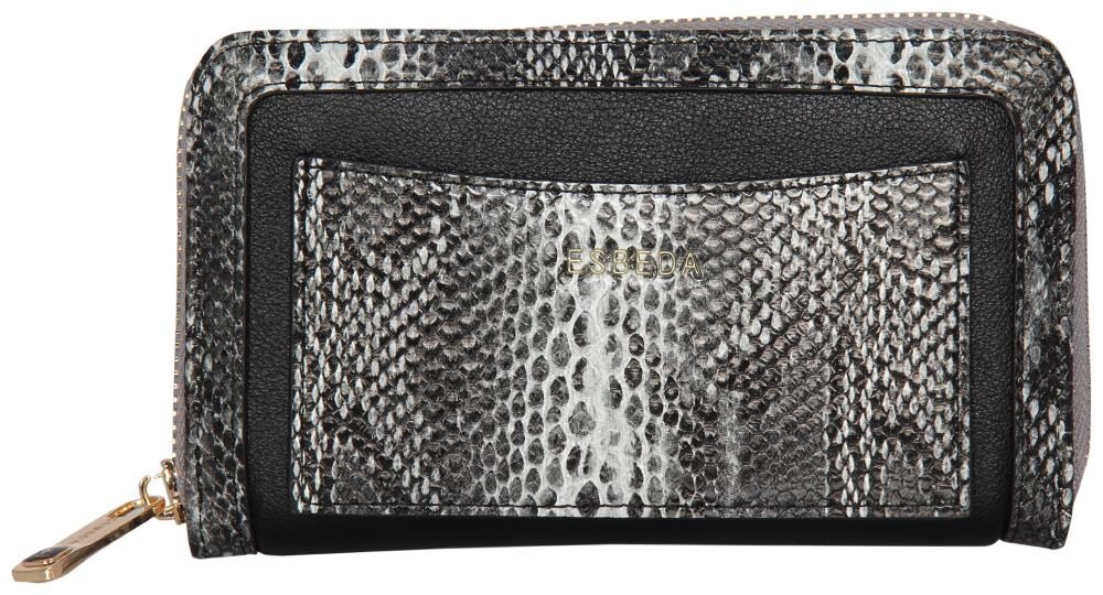 

Esbeda Black Color Printed Animal Textured Wallet For Women