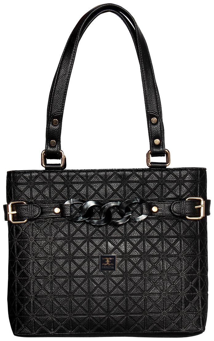 

Esbeda Black PU Shoulder Bag