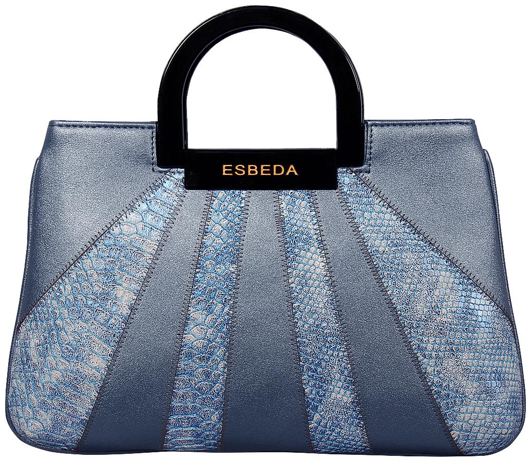 

Esbeda Blue PU Handheld Bag