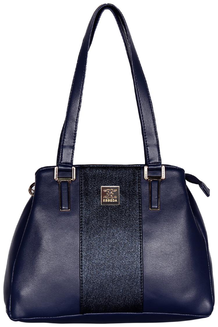 

Esbeda Blue PU Shoulder Bag