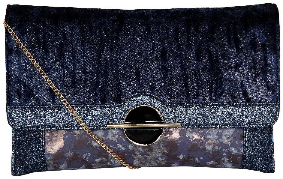 

Esbeda Women Blue PU Clutch