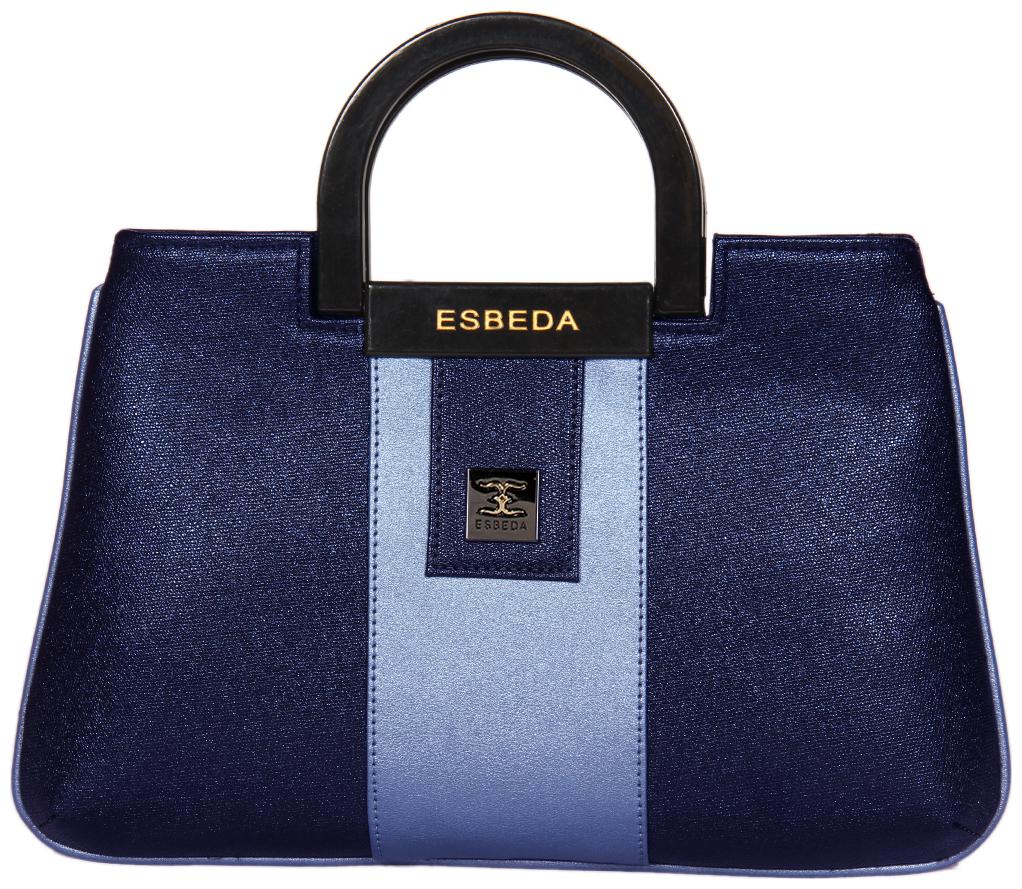 

Esbeda Blue PU Handheld Bag