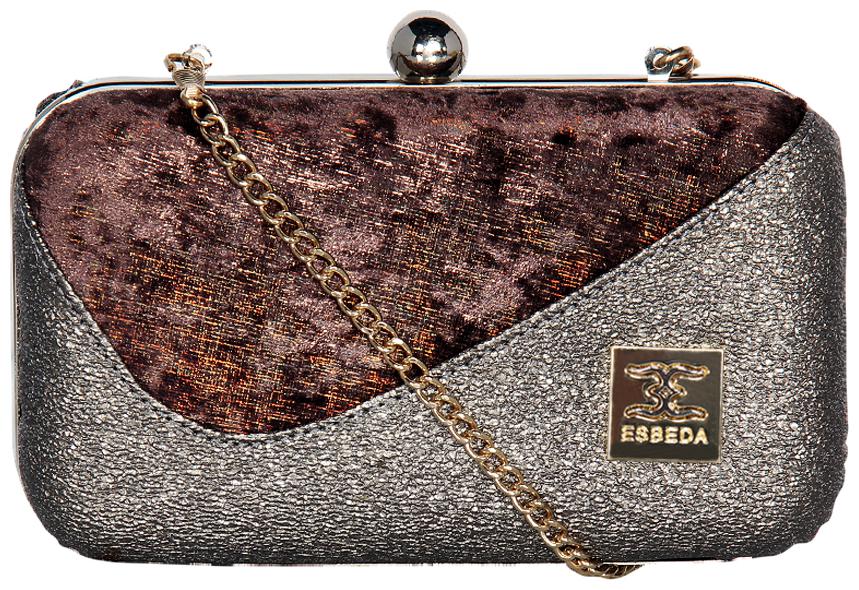 

Esbeda Women Brown PU Clutch