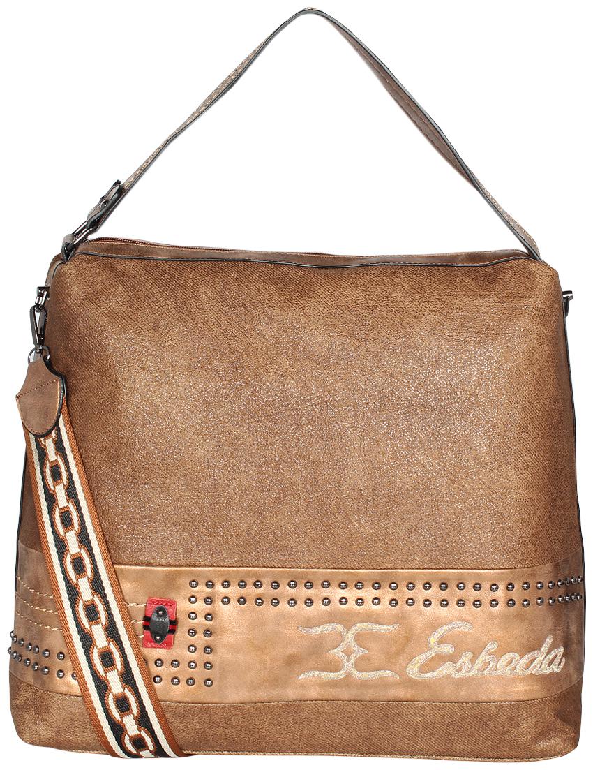 

Esbeda Brown PU Shoulder Bag
