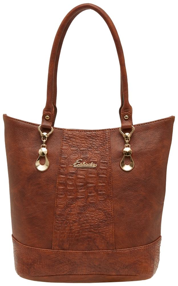 

ESBEDA Brown Solid Pu Synthetic Material Handbag For Women