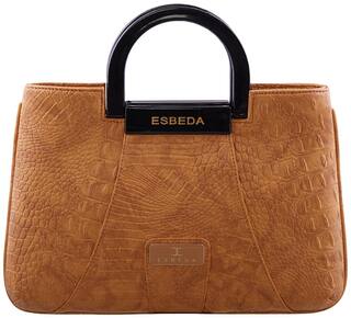 Esbeda Small Embellished Handheld Bag Brown