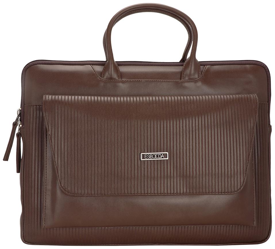 

Esbeda Brown PU Laptop Sleeve