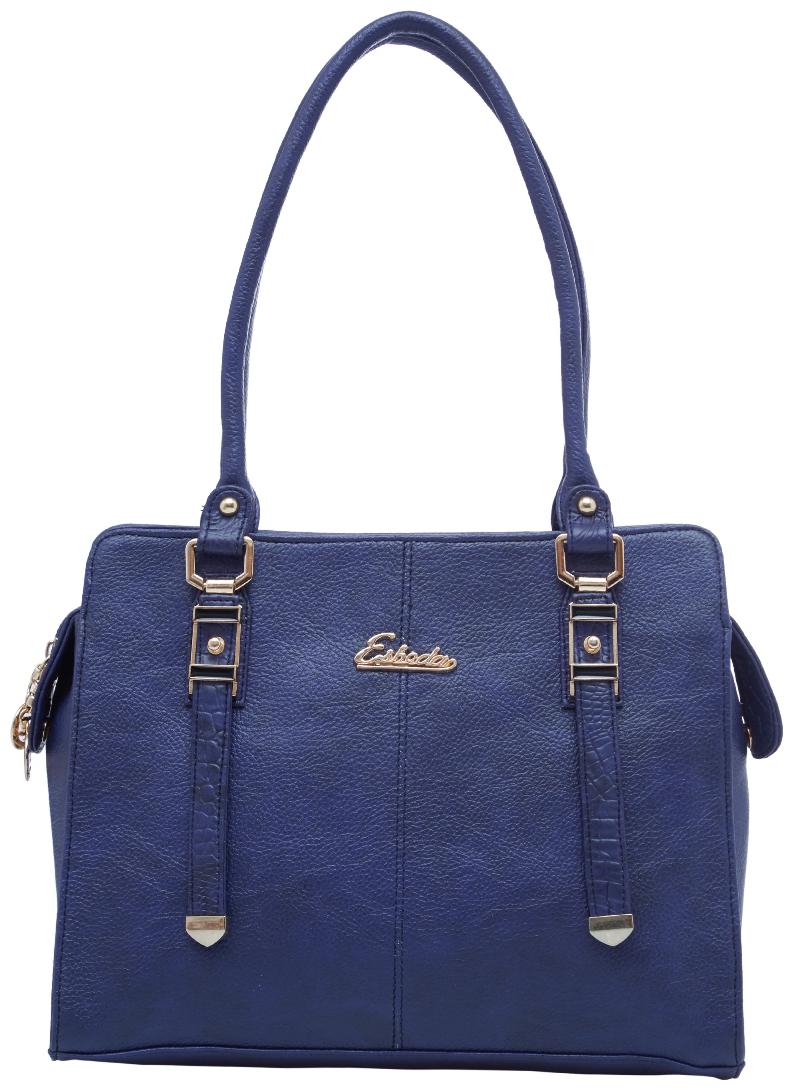 

Esbeda Blue PU Handheld Bag