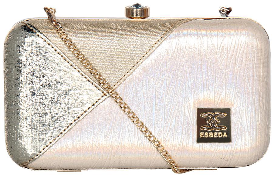 

Esbeda Women Gold PU Clutch