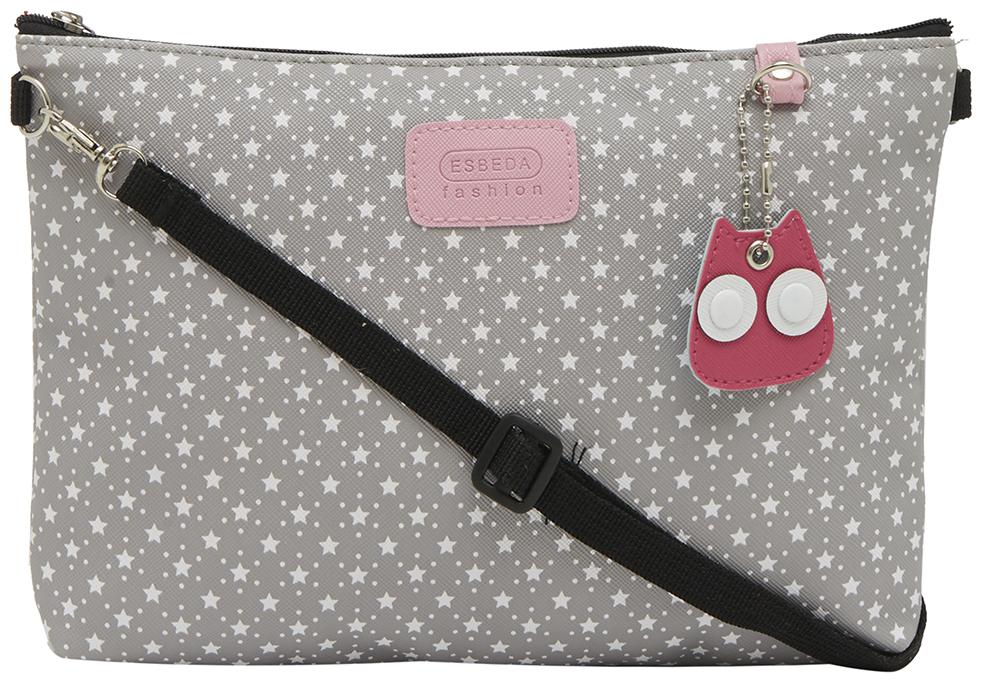 

Esbeda Grey PU Solid Sling Bag
