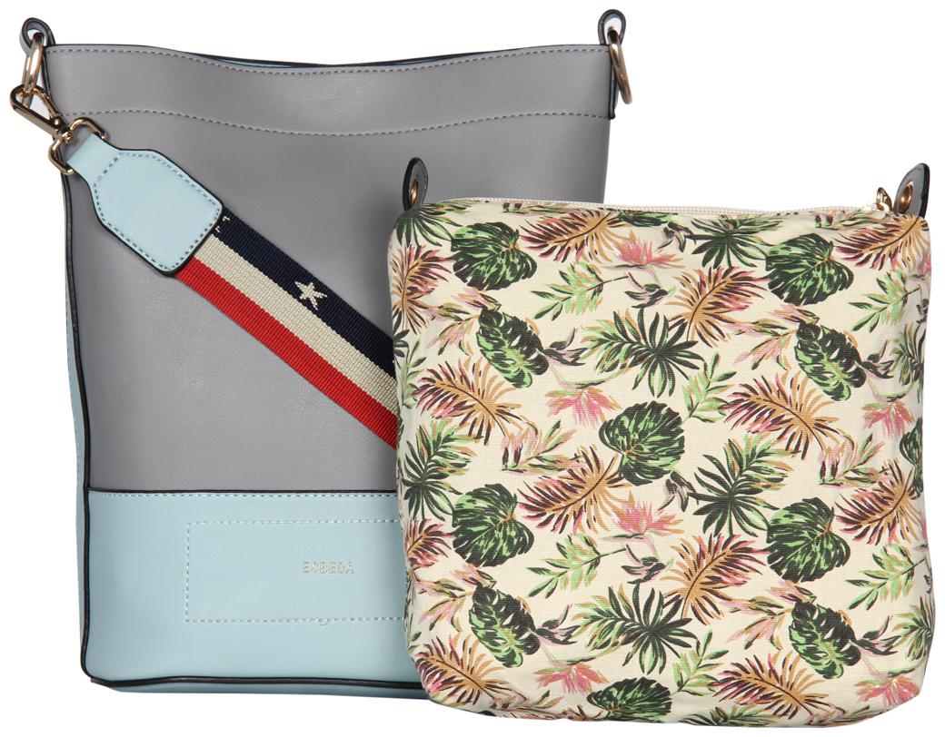 

Esbeda Grey PU Shoulder Bag