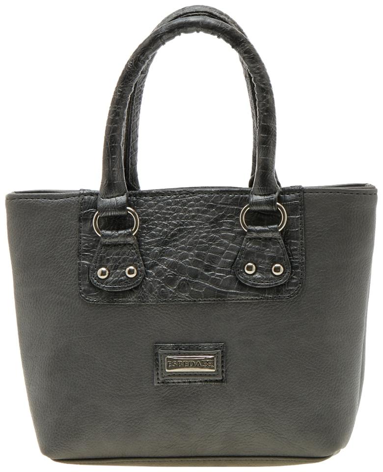 

Esbeda Grey Faux Leather Handheld Bag