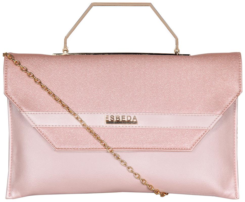 

Esbeda Pink PU Handheld Bag