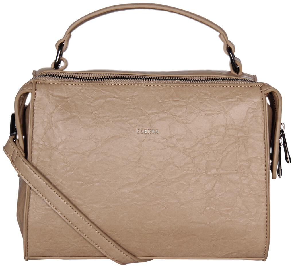 

Esbeda Beige PU Shoulder Bag