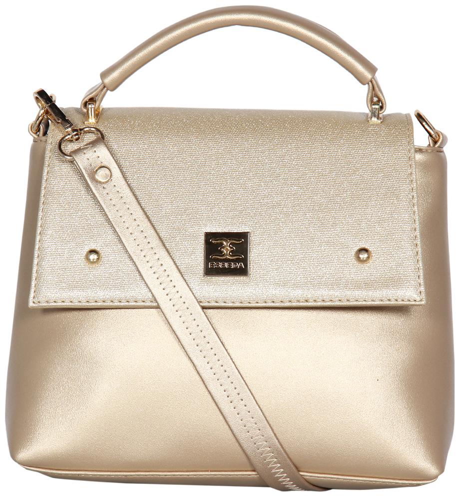 

Esbeda Gold PU Shoulder Bag