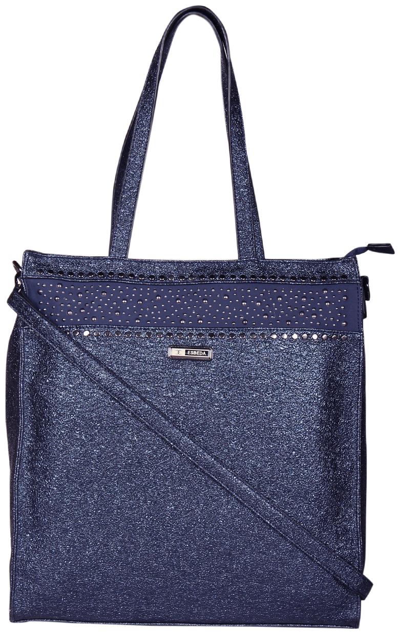 

Esbeda Blue PU Shoulder Bag