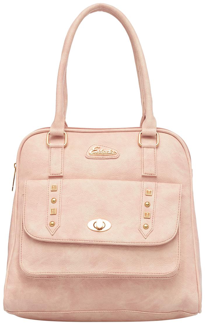 

Esbeda Pink PU Handheld Bag