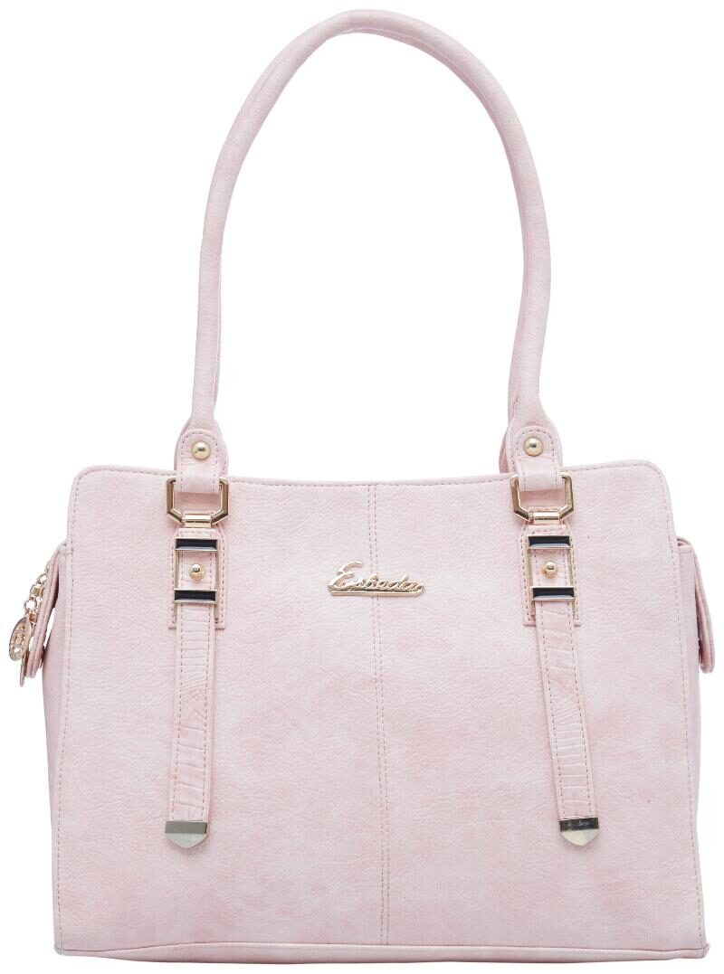

Esbeda Pink PU Handheld Bag