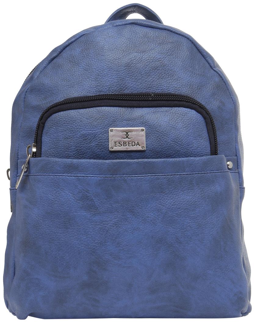 

Esbeda Blue PU Backpack