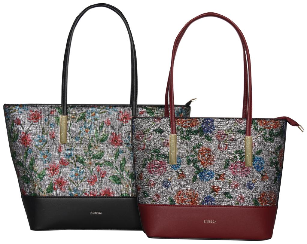 

Esbeda Multi PU Shoulder Bag - upholstery Printed Twin Handbag