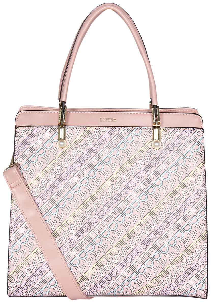 

Esbeda Pink PU Shoulder Bag