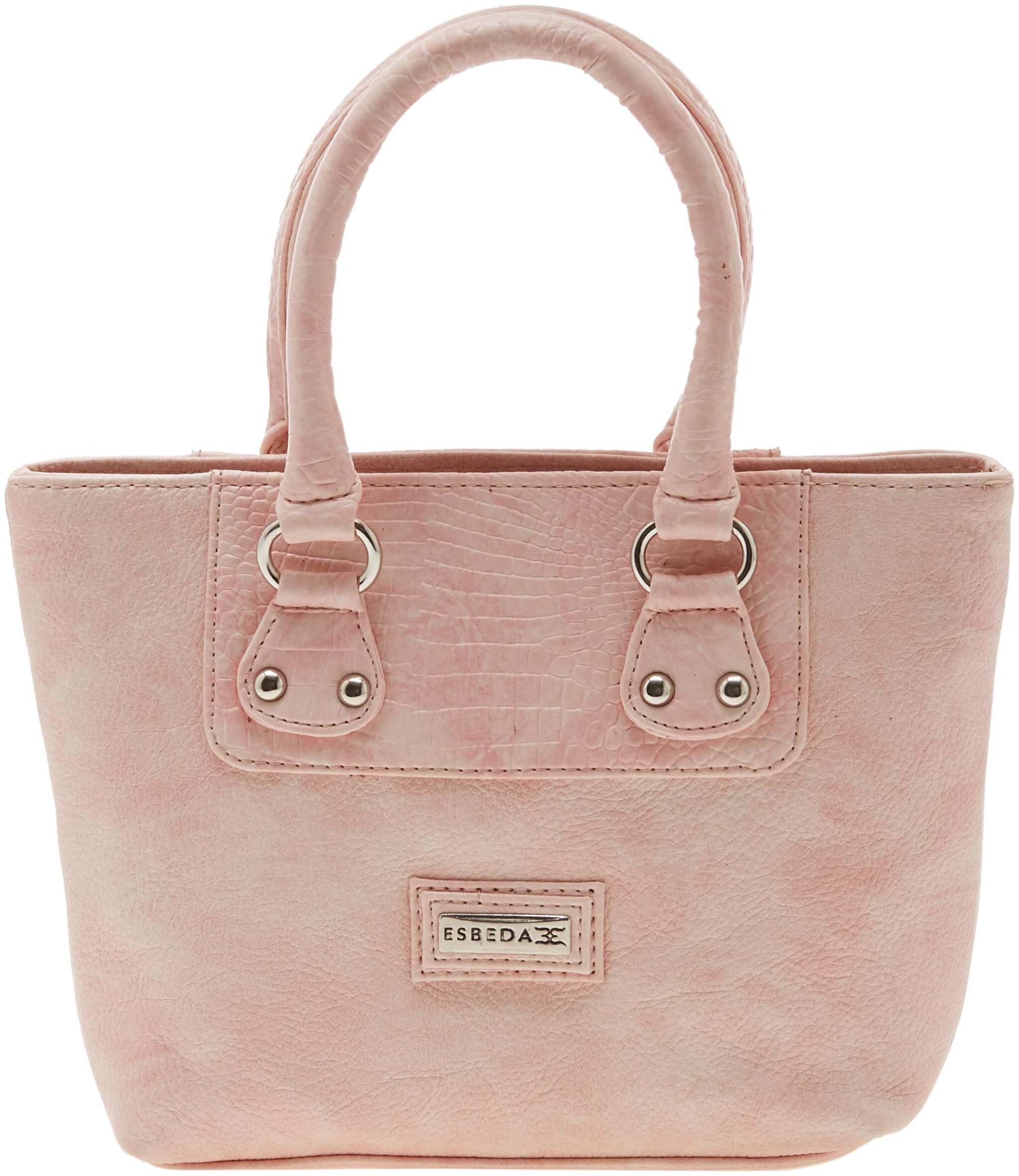 

Esbeda Pink PU Handheld Bag - Drymilk