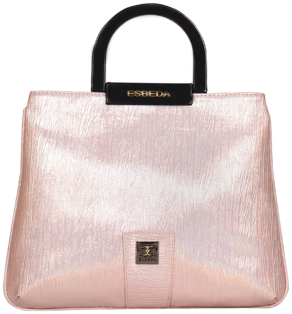 

Esbeda Pink PU Handheld Bag